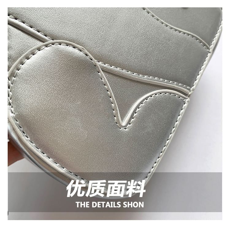 Dog Faux Leather Crossbody Bag