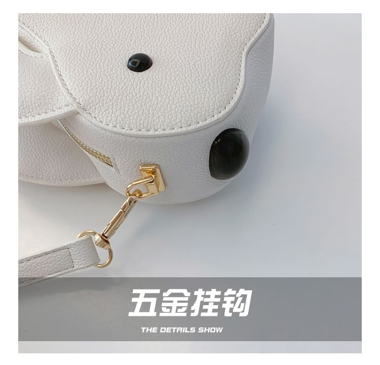 Rabbit Faux Leather Crossbody Bag