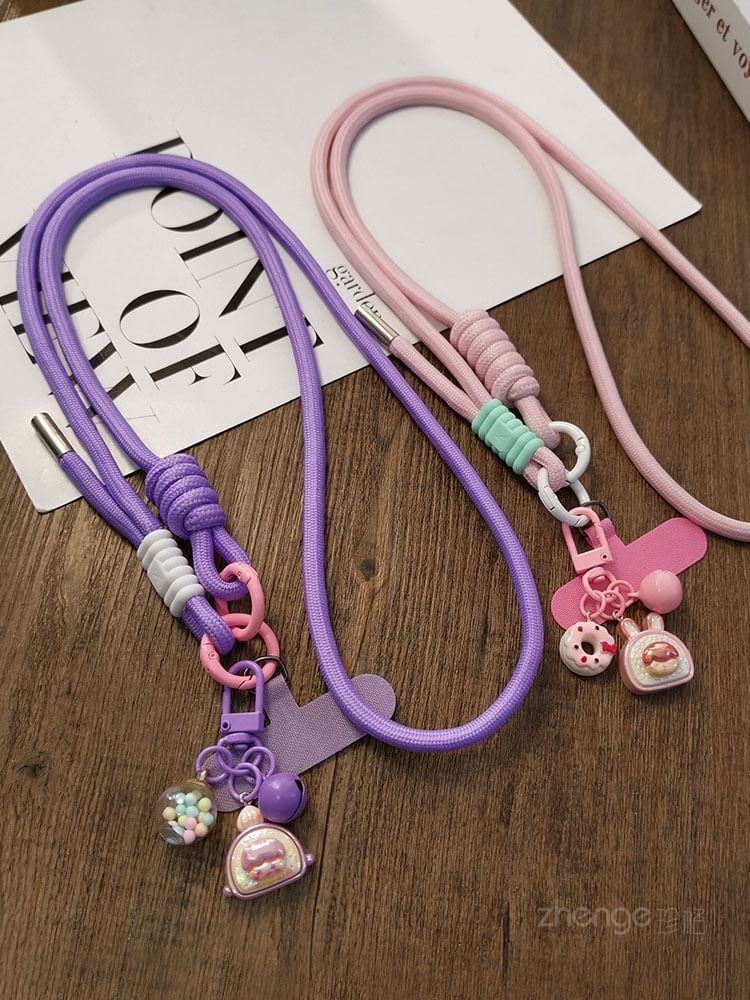 Phone Charm / Lanyard / Lanyard Pad / Set