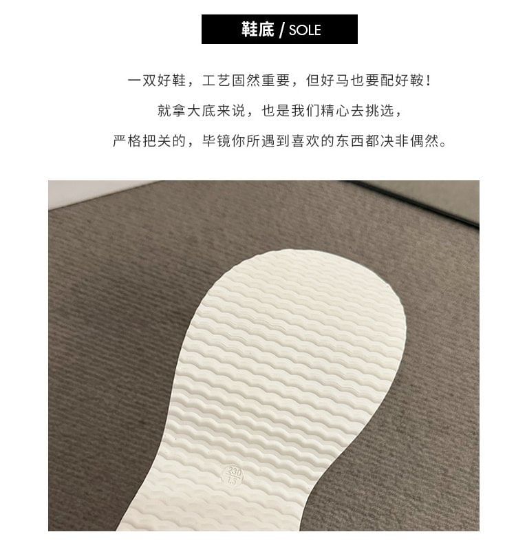 Sandals Platform Loop Heart Rhinestone Toe Slide