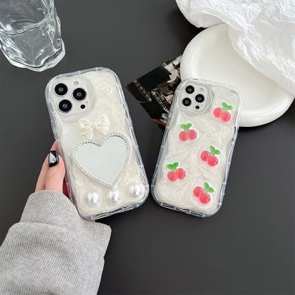 Cherry / Heart Mirrored Phone Case