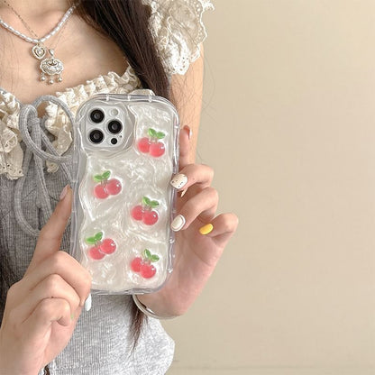 Cherry / Heart Mirrored Phone Case