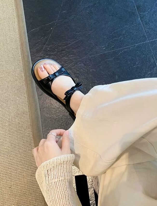 Bow Sandals Slide