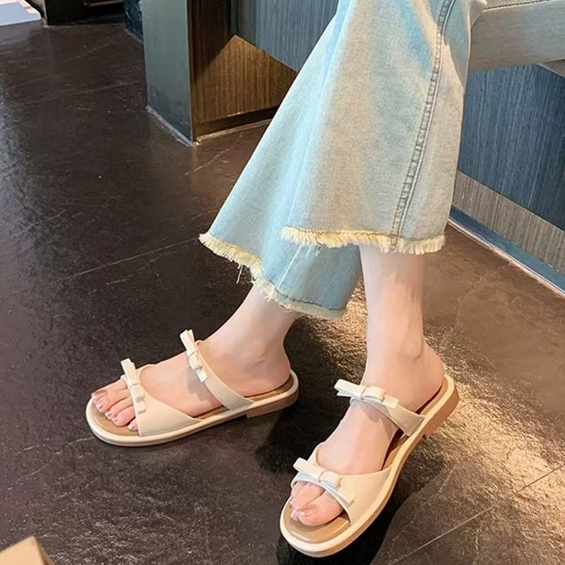 Bow Sandals Slide