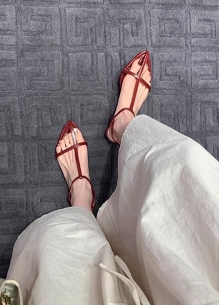 Strap Cross Criss Wedge Sandals Ankle