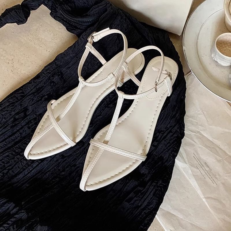 Strap Cross Criss Wedge Sandals Ankle