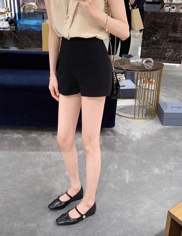 Square Mary Toe Jane Shoes Mules /