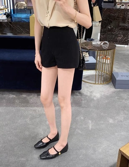 Square Mary Toe Jane Shoes Mules /