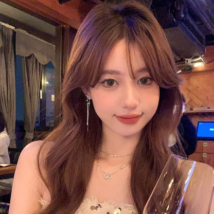 Rhinestone Star Drop Earring