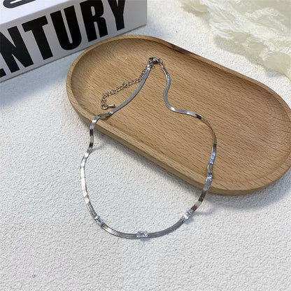 Set of 2: Rhinestone Necklace