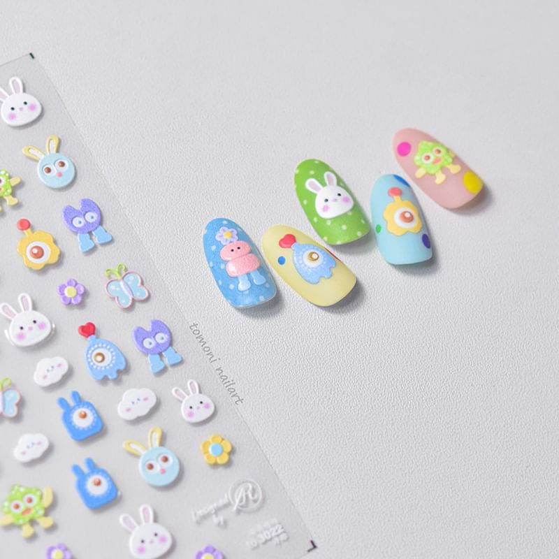 Monster Nail Art Stickers