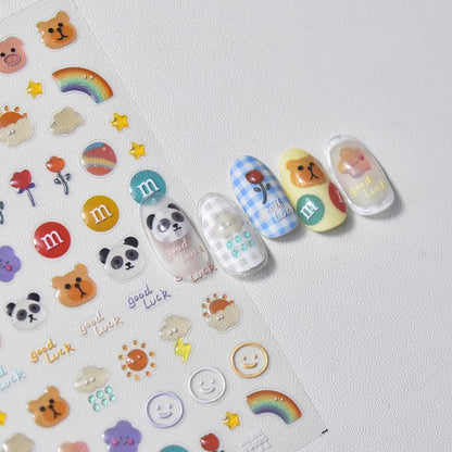 Monster Nail Art Stickers