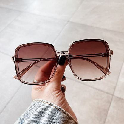 Square Frame Oversized Sunglasses