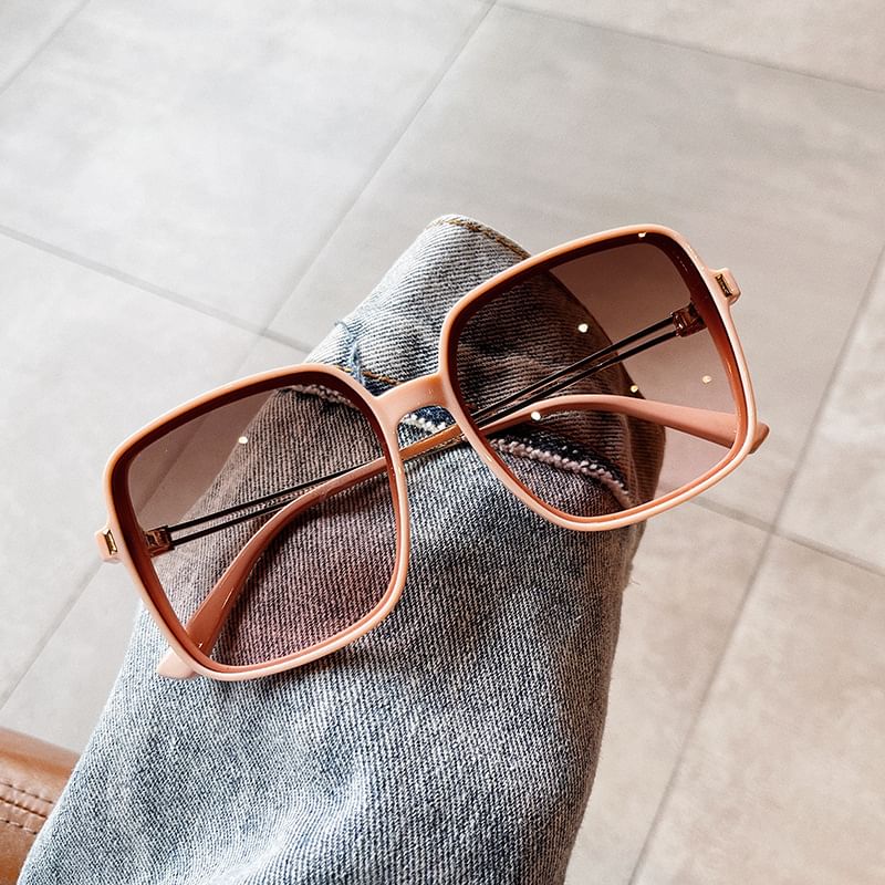 Square Frame Oversized Sunglasses