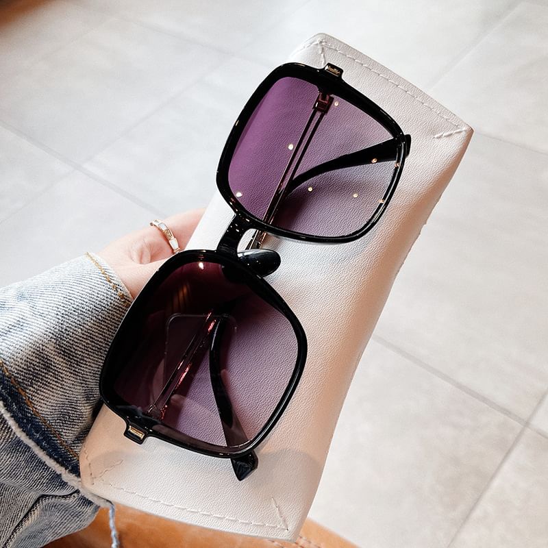 Square Frame Oversized Sunglasses