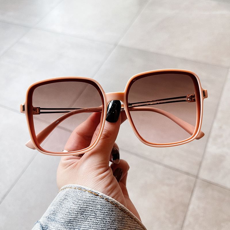 Square Frame Oversized Sunglasses