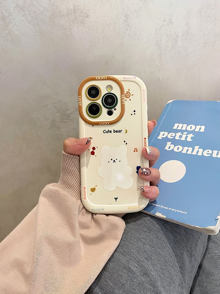 Set / Bear Strap Case Phone