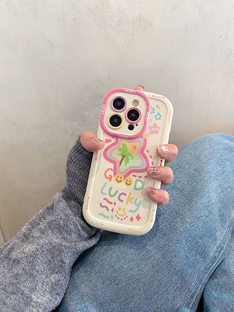 Strap Smiley Case Phone Set Star /