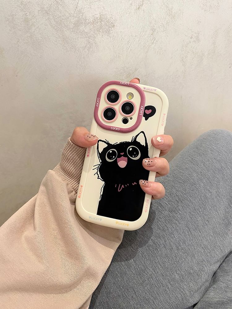 / Case Set Phone Cat Strap