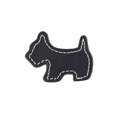 Dog Faux Leather Hair Clip (Various Designs)