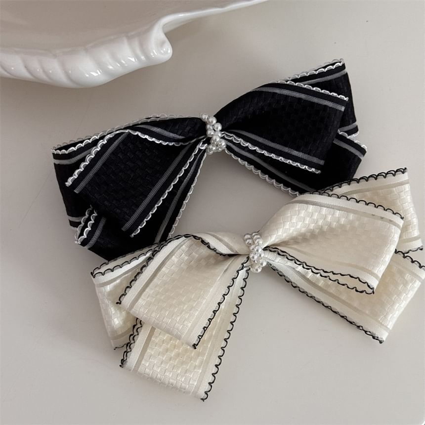 Bow Fabric Hair Clip