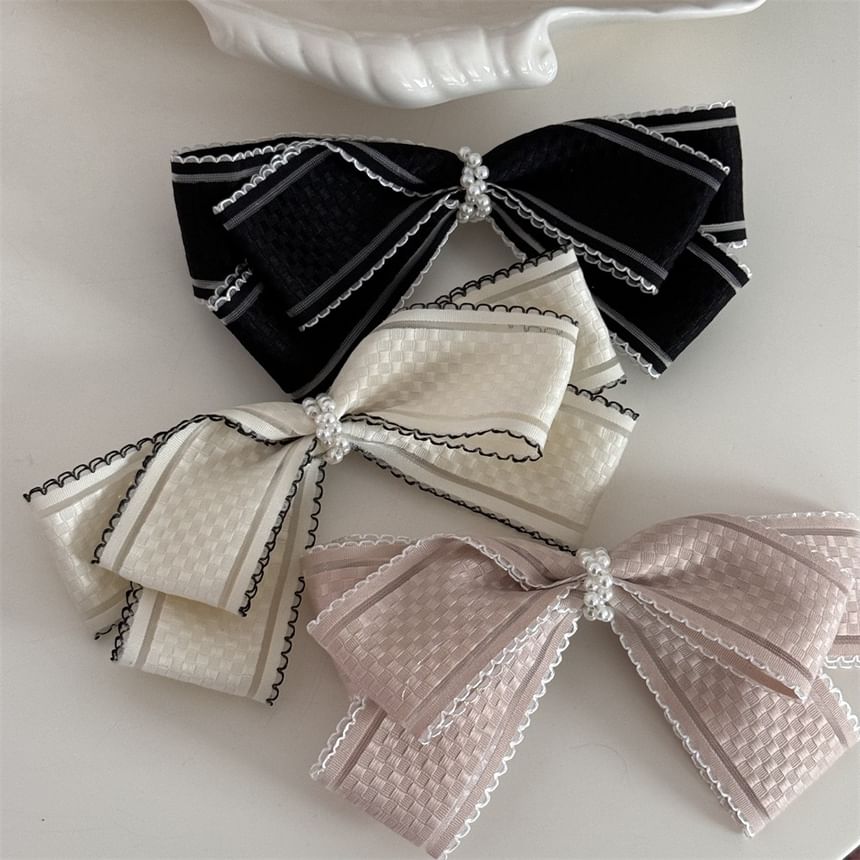 Bow Fabric Hair Clip