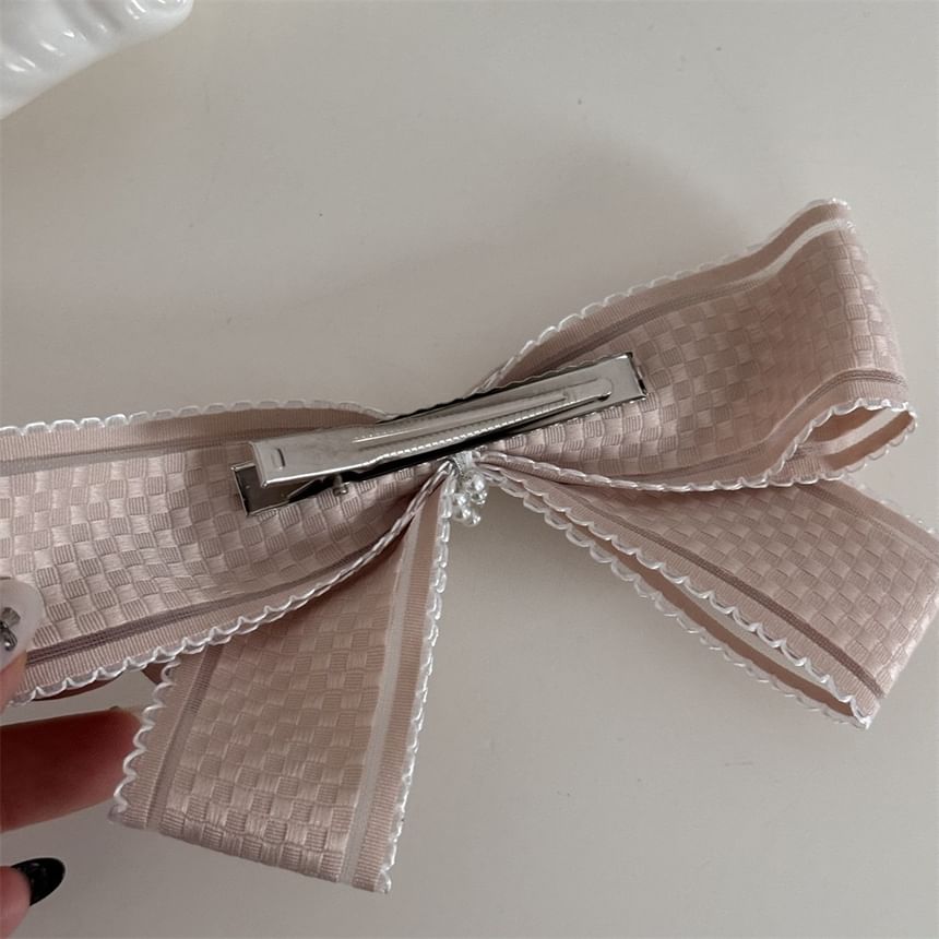 Bow Fabric Hair Clip