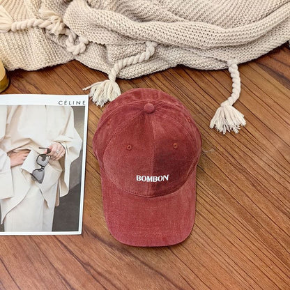 Cap Baseball Embroidered Lettering