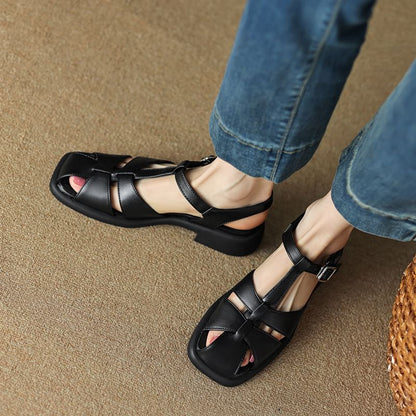 Platform Woven Sandals