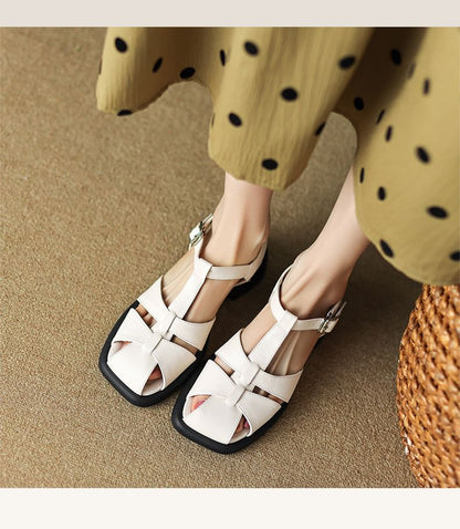 Platform Woven Sandals