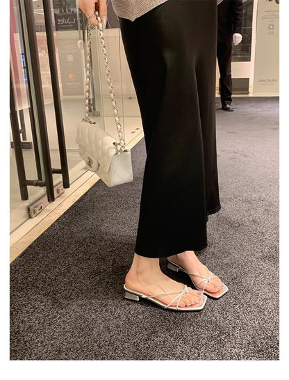 Knotted Thong Sandals