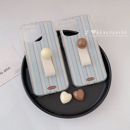 Phone Strap Finger Case Striped