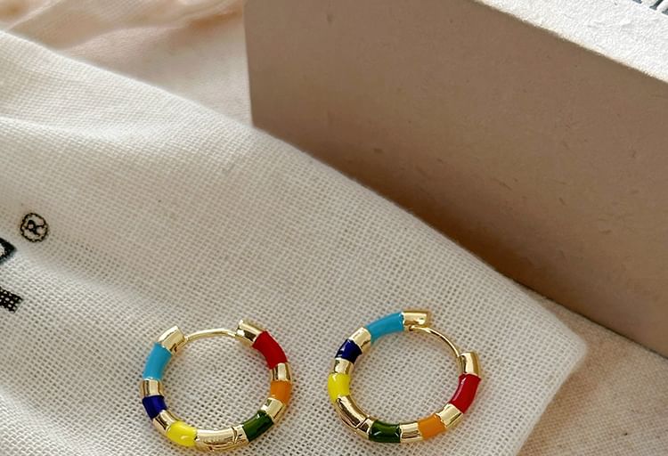 Alloy Hoop Earring