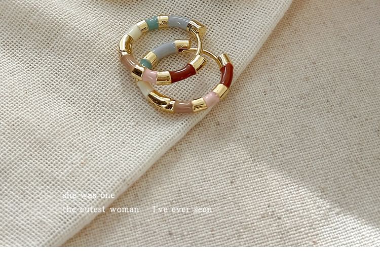 Alloy Hoop Earring