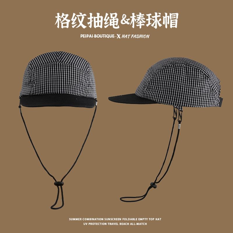 Plaid Baseball Cap