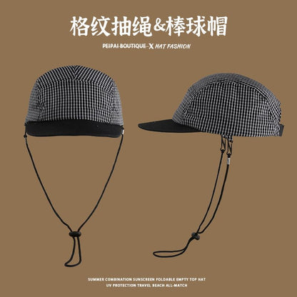 Plaid Baseball Cap