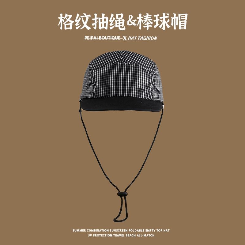 Plaid Baseball Cap