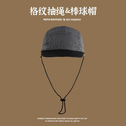 Plaid Baseball Cap