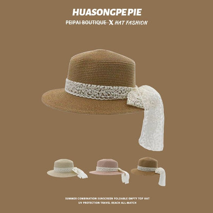 Hat Boater Lace Straw Trim