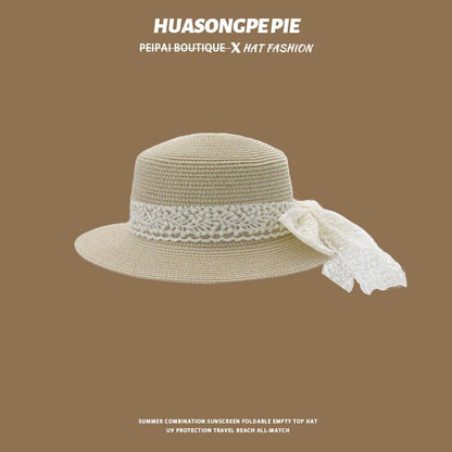 Hat Boater Lace Straw Trim