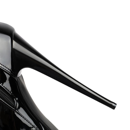 Lace-Up Stiletto Heel Ankle Boots