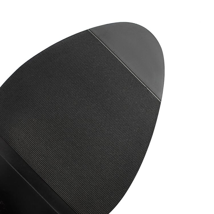 Buckled Chunky Heel Mid-Calf Boots