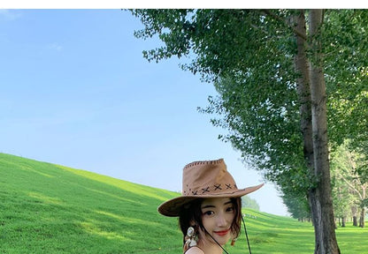 Spaghetti Strap Patterned Maxi Sundress