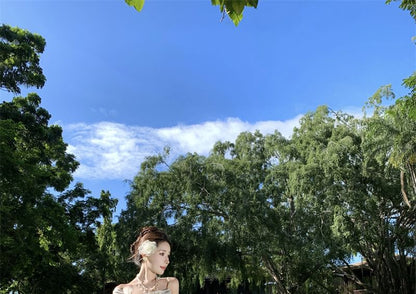 Spaghetti Strap Floral Maxi Mermaid Dress