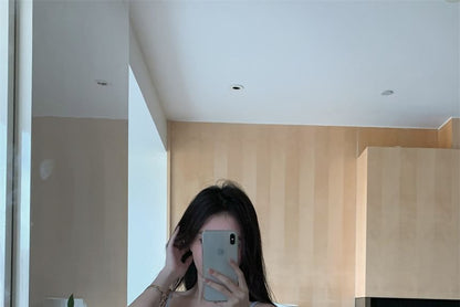 Spaghetti Strap Leaf Print Maxi Sundress