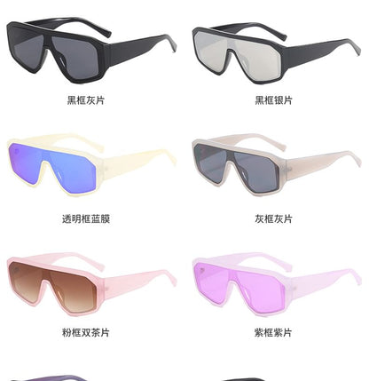 Y3K Futuristic Square Frame Sunglasses