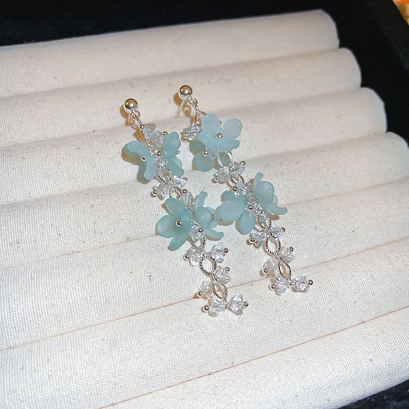 Floral Dangle Earring