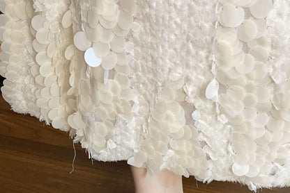 Chunky Heel Square Toe Plain Bow Accent Faux Leather Sandals