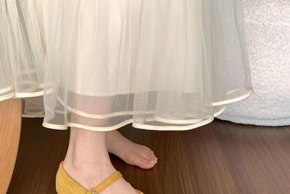 Plain Ruched Faux Suede Mary Jane Flats