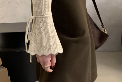 Round Toe Faux Leather Flats